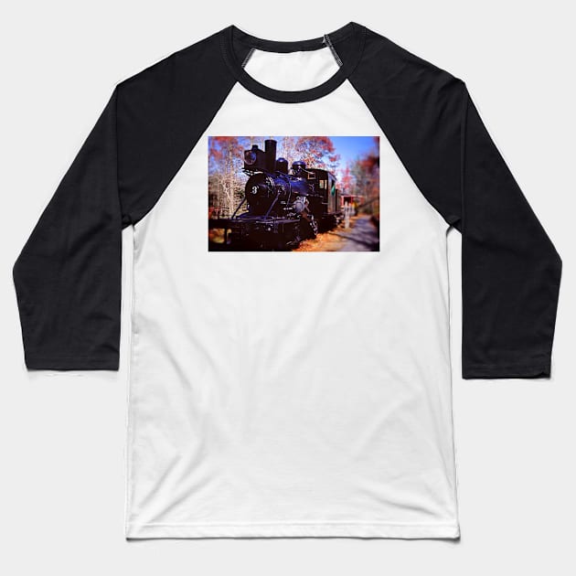 Engine Number 3 Baseball T-Shirt by Rodwilliams